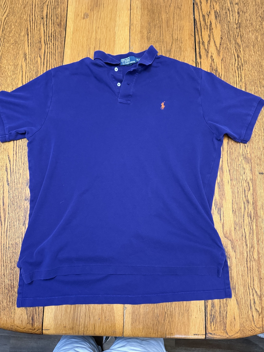 Ralph Lauren Polo Shirt Mens XL Purple Classic Fit Short Sleeve Pony Golf Tennis